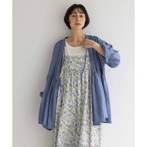 ブラウス シャツ 「natural by clip」リネンカシュクールブラウス レディース