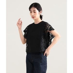 ブラウス シャツ カットワーク ブラウス レディース