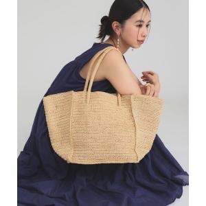 agnes b.（アニエスベー） かごバッグ カゴバッグ ラフィア 2wayトート