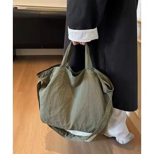 トートバッグ 「 ammy. / エイミードット 」 マットナイロン トートバッグ / ショルダーバッグ 「 A4収納 」 レディース メンズ