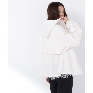 ブルゾン アウター 「sweet4月号掲載」「ちょうど、いい服」毎日これ。週7ペプラムフーディブルゾン レディース