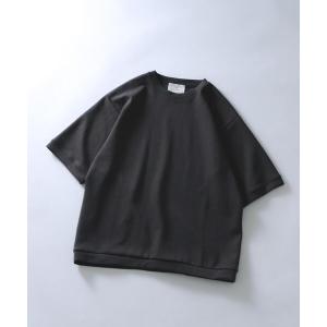 tシャツ シルキーダンボールニットTシャツ メンズ