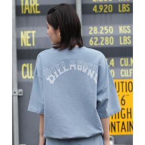 トレーナー スウェット BILLABONG/ビラボン レディース 半袖 スウェット ARCH LOGO SS SWEAT CREW BG013U03