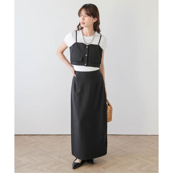 セットアップ ショートビスチェ＆スカートセットアップ レディース