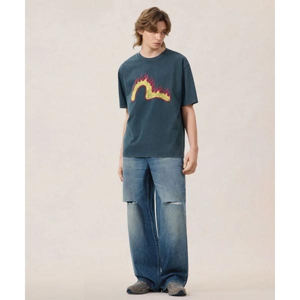 tシャツ 「EVISU」EJ，BOLD SEAGULL S/S TEE / ネイビー 「ESEJM6...