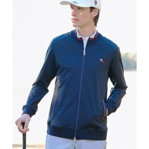 ブルゾン アウター 「ADABAT NAVY」接触冷感 ナイロントリコットジップブルゾン メンズ