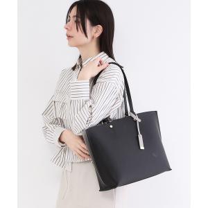 トートバッグ 「通勤対応」バイカラーA4トート「軽量」 レディース