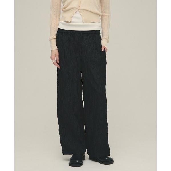 ワイドパンツ パンツ 「eL」Floral Cut Jacquard Pants/659506 レデ...