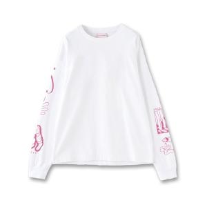 tシャツ UKABU STORE×Common Noun ”DOG” norahi  天竺ロンT レディース メンズ