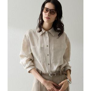 リネンシャツ ブラウス シャツ リネンシャツ レディース