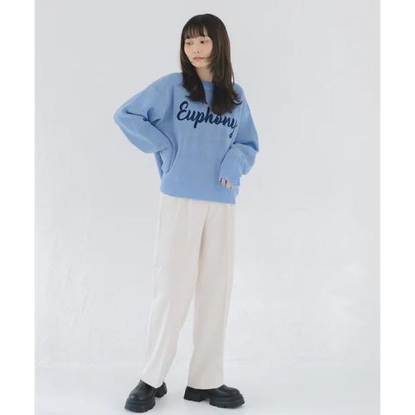ワイドパンツ スラックス パンツ センタープレススラックス「IROHANI」 レディース