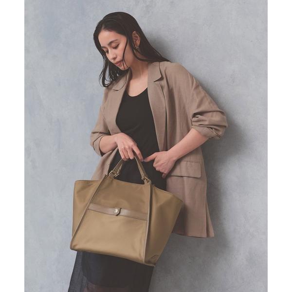 トートバッグ 「TREASURE TOPKAPI」ナイロン 2way レザーハンドル トートバッグ ...