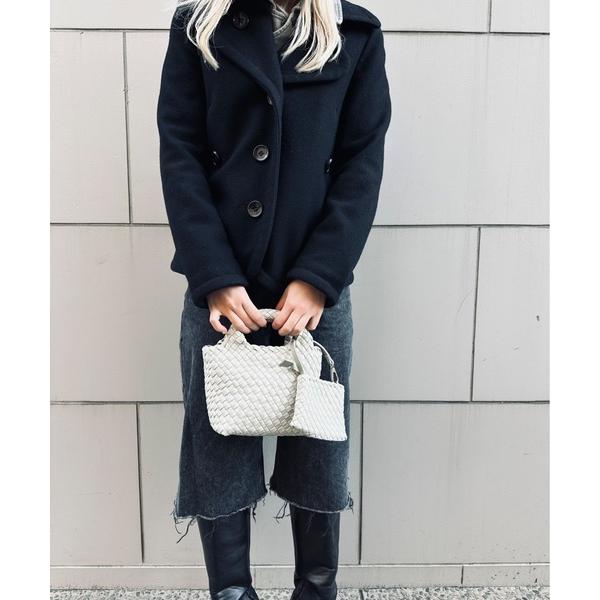 トートバッグ HERB/Intrecciato 2way small Tote Bag with P...