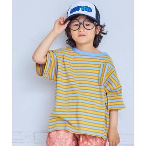tシャツ 先染めBDポケット半袖Tシャツ キッズ...の商品画像