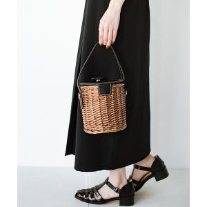 「maison vert」 かごバッグ ONE SIZE ブラック レディース