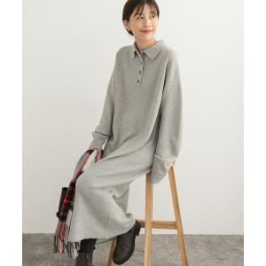 「URBAN RESEARCH DOORS」 ニットワンピース MEDIUM グレー レディース