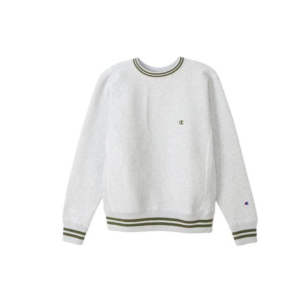 「Champion」 スウェットカットソー LARGE グレー レディース