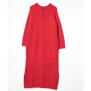 「Re.Verofonna」 ニットワンピース MEDIUM レッド レディース