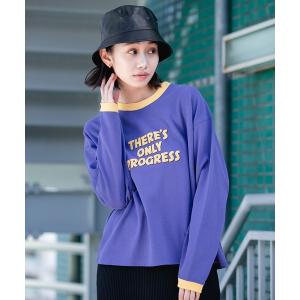 「niko and...」 長袖カットソー LARGE パープル レディース