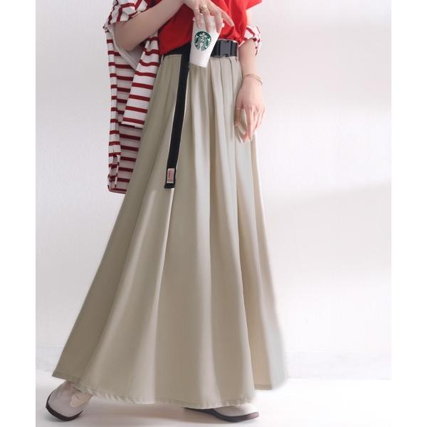 「Java」 フレアスカート MEDIUM ベージュ レディース