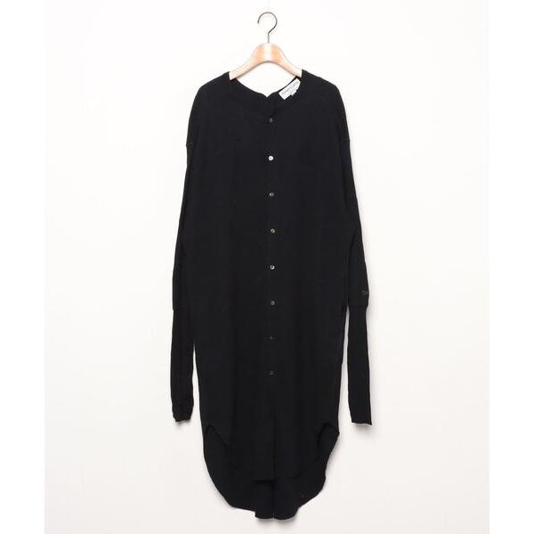 「AMERICANA」 長袖ワンピース - ブラック レディース