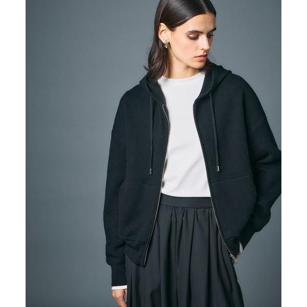 「N.O.R.C」 ジップアップパーカー フリー ブラック レディース