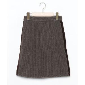 「FENDI」 スカート 26 ブラウン レディース