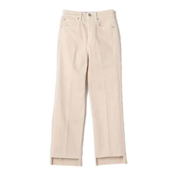 「N.O.R.C by the line」 デニムパンツ 28 アイボリー レディース