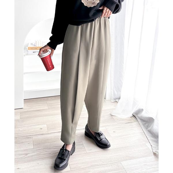 「Java」 イージーパンツ MEDIUM ベージュ レディース