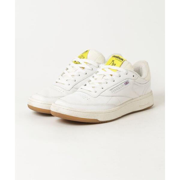 「Reebok」 ローカットスニーカー 23.5cm ホワイト レディース