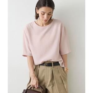 ブラウス シャツ 「着易さ×きちんと見え」バックスリットハーフスリーブブラウス レディース