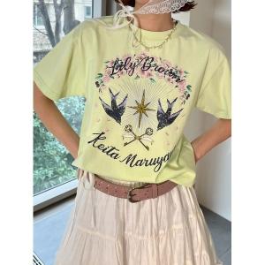 tシャツ 「LILY BROWN×KEITA MARUYAMA」グラフィックTシャツ レディース