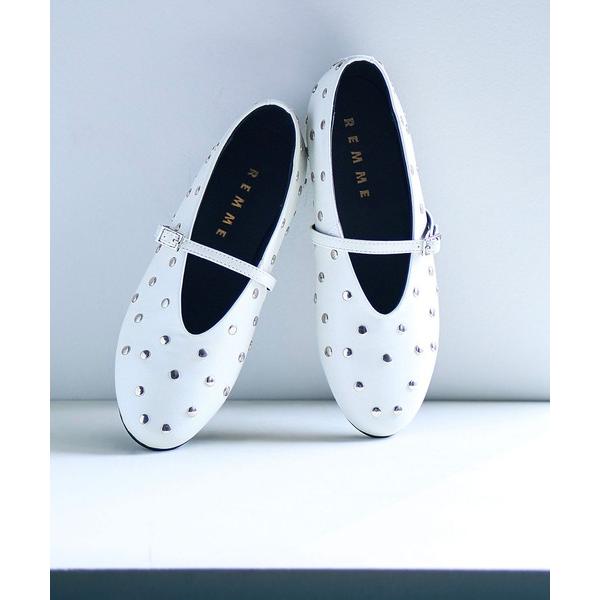 シューズ (REMME)STUDS MARY JANE PUMPS レディース