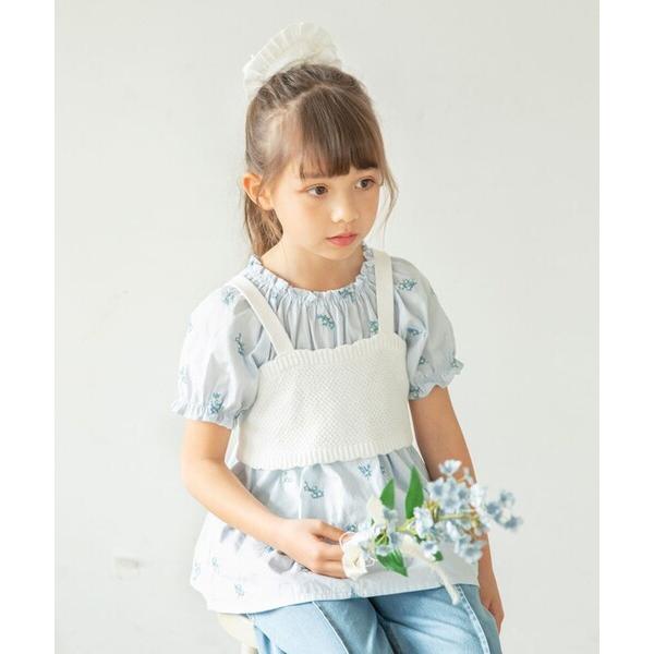 ニットビスチェ キッズ 子供服 女の子