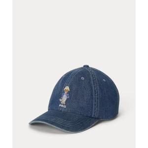 ラルフローレン　デニムキャップ　キッズ大人兼用 Polo Ralph Lauren Childrenswear キャップ 帽子 Polo ベア インディゴ