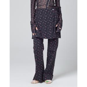 パンツ 「Little Sunny Bite」floral nylon pants レディース