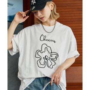 tシャツ PUBLUX/パブリュクス 「機能性素材」LOVE POP STUDIO　コード フラワー Tシャツ　限定展開 メンズ レディース
