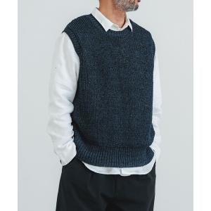 ベスト ジレ 和紙エステルクルーベスト レディース