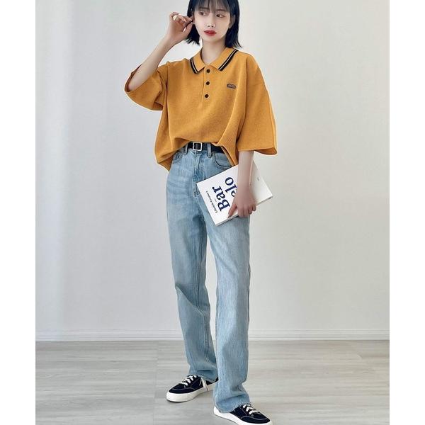 「Java」 半袖ポロシャツ X-LARGE オレンジ メンズ
