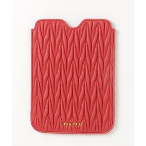 「miu miu」 ケース - レッド レディース