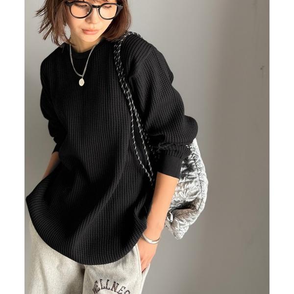 「Java」 長袖ニット LARGE ブラック レディース