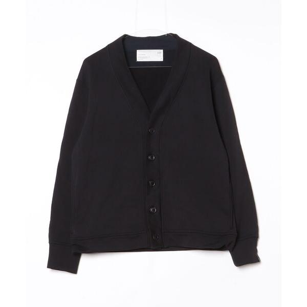 「SHIPS」 カーディガン SMALL ブラック メンズ