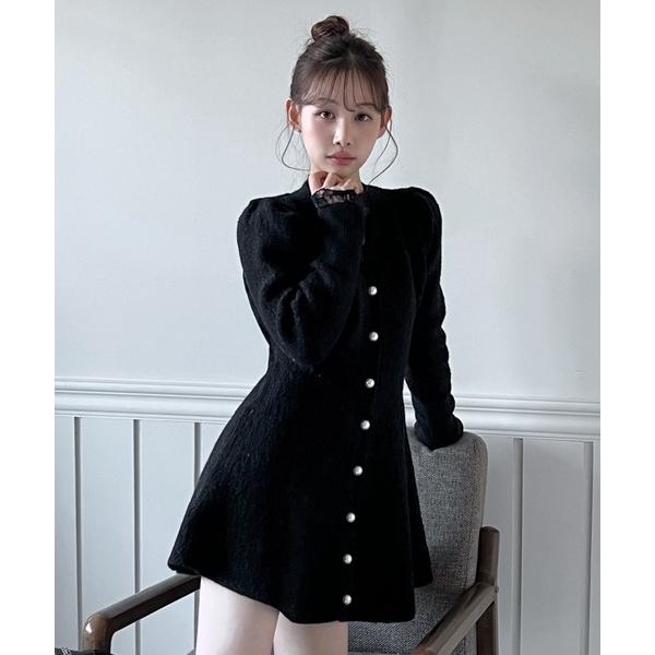 「by muni:r」 ニットカーディガン FREE ブラック レディース