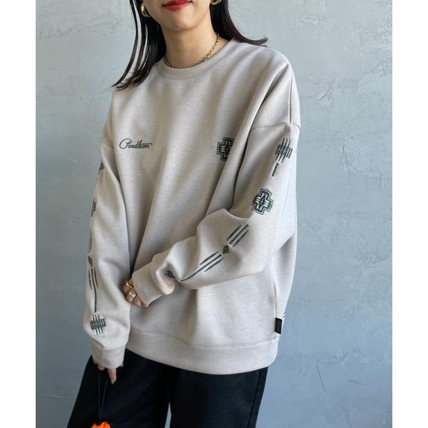 「PENDLETON」 スウェットカットソー M ベージュ レディース