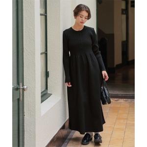 「titivate」 ニットワンピース M ブラック レディース