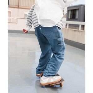 「niko and...」 デニムパンツ SMALL ブルー メンズ