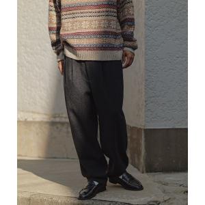 「niko and...」 スラックス MEDIUM チャコール メンズ