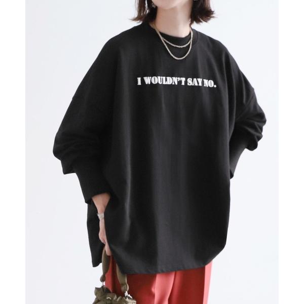 「reca」 スウェットカットソー FREE ブラック レディース