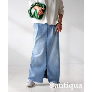 「antiqua」 スカート FREE ライトブルー レディース