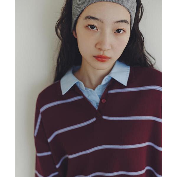 「N.（N. Natural Beauty Basic）」 長袖ニット MEDIUM ボルドー レデ...